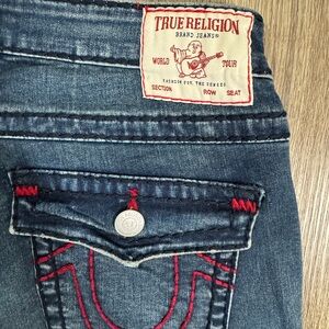 True Religion JENNIE MR SKINNY MID RISE SKINN URY CURVY JEANS SIZE 30